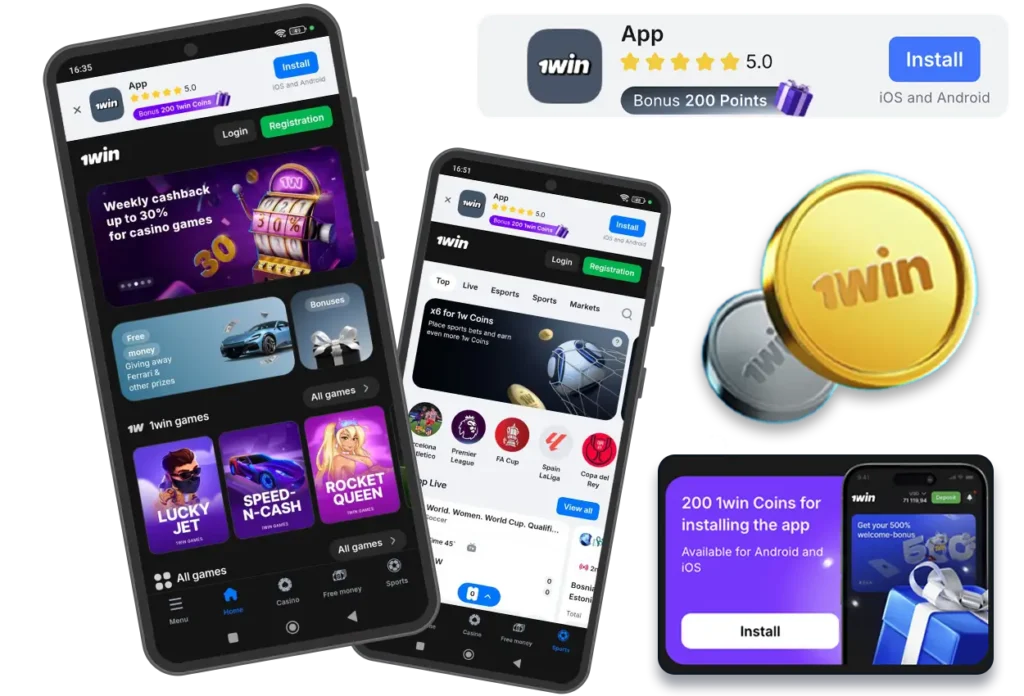 Download 1win App on Android and iOS
