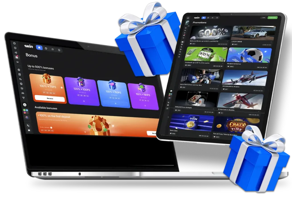 Welcome bonus and promotions 1win in India